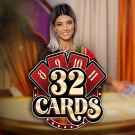32 Cards slot visual from Ezugi available on rolldoradoscasino.de