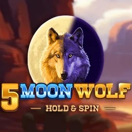 5 Moon Wolf slot logo by Apparat Gaming at Rolldorado Casino5 Moon Wolf