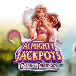Almighty Jackpots: Garden of Persephone logo by Novomatic at Rolldorado Casino