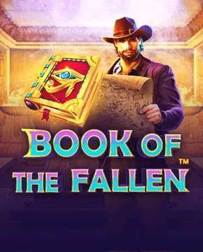 book of the fallen slot logo by Pragmatic Play at Rolldorado Casino