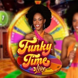 Funky Time logo by Evolution at Rolldorado Casino