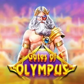 Gates of Olympus slot logo by Pragmatic Play at Rolldorado CasinoGates of Olympus