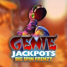 Genie Jackpots: Big Spin Frenzy online game logo by Blueprint Gaming on rolldoradoscasino.de