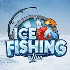 Ice Fishing Live slot visual from Evolution available on rolldoradoscasino.de