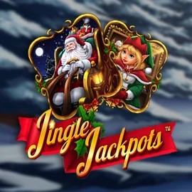 Jingle Jackpots slot logo by Dragon Gaming at Rolldorado CasinoJingle Jackpots