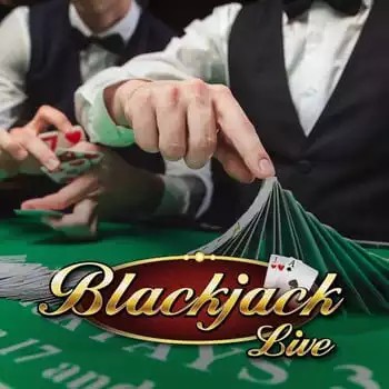 Live Casino logo of Live Blackjack from Evolution at Rolldorado Casino