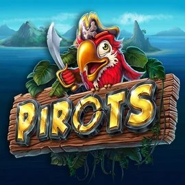 Pirots slot logo by ELK Studios at Rolldorado CasinoPirots