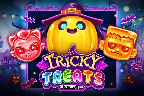 Tricky Treats by Push Gaming, showcased at rolldoradoscasino.de – game logo